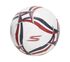 Hex Multi Wide Stripe Size 5 Soccer Ball, BIALY / NIEBIESKI, swatch