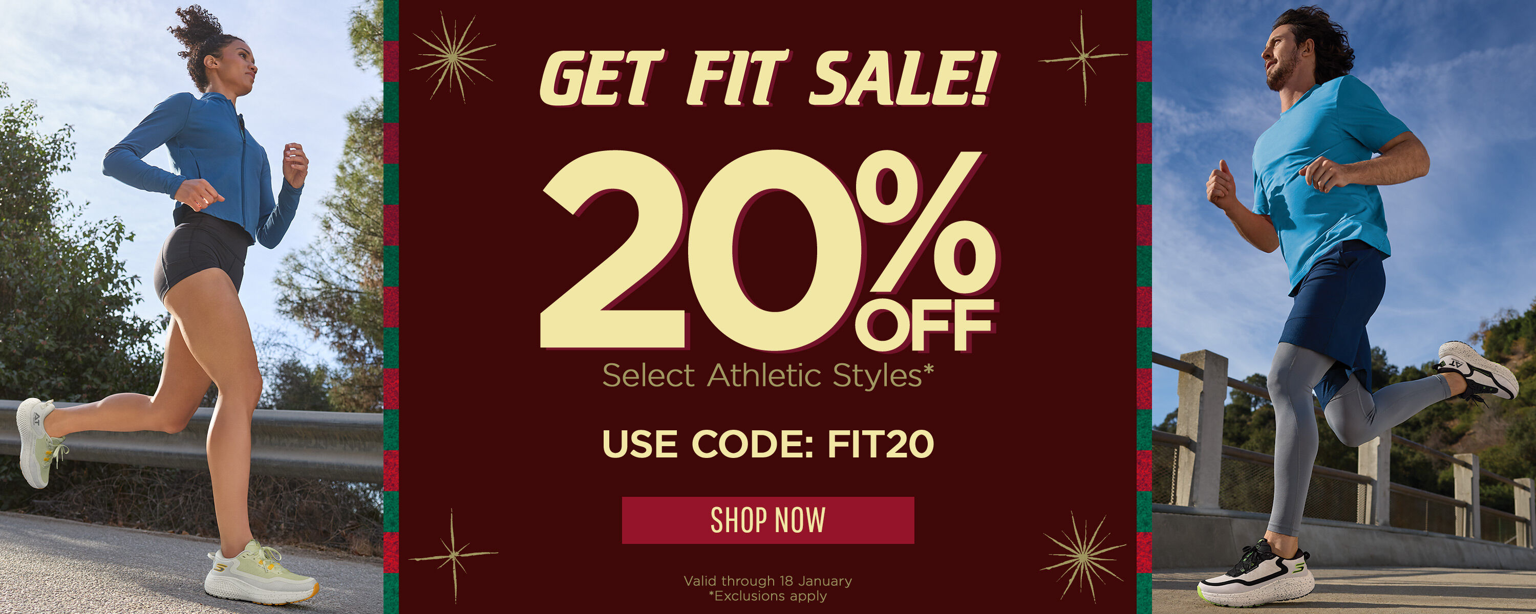 Get Fit Sale Hero Banner